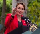 La presidenta de Honduras, Xiomara Castro.