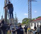 Las 41 cámaras decomisadas presuntamente eran utilizadas por estructuras terroristas para vigilar los movimientos de las autoridades en El Progreso, Yoro.
