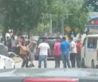 VIDEO: Buseros se van a los golpes frente al Catarino Rivas