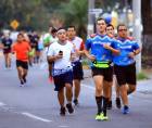 Los atletas demostraron su poderío físico antes de la Maratón DIario La Prensa.