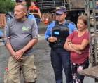 Momentos de la captura de José Darío López Vargas, de 50 años, y María Leticia Cruz Reyes, de 49.