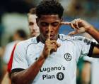 El delantero hondureño salió en el 11 titular del FC Lugano en la Conference League