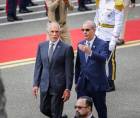 El presidente de Honduras, Nasry Asfura Zablah, y su homólogo de República Dominicana, Luis Abinader.