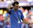 El entrenador argentino tiene contrato hasta diciembre del 2026 y todavía no define su futuro al frente de la selección Argentina. Foto EFE.