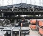 Escenario del Capital Fest en Tegucigalpa, evento suspendido hasta nuevo aviso.