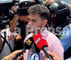 El sospechoso del triple crimen de El Cimarrón es trasladado a los tribunales de justicia.