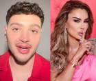 El maquillista Sergio Vilchis y la actriz Ninel Conde