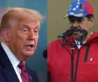 Donald Trump, presidente de los Estados Unidos, y Nicolás Maduro, presidente de Venezuela.