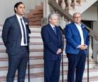 Guillermo Peña Panting, Fernando Oviedo y Héctor Luis Corrales.