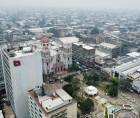 Panorámica del centro de San Pedro Sula, Cortés. Fotografía: LA PRENSA.