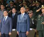 El presidente de Honduras, Nasry Asfura, conmemora el Día del Veterano de Guerra.