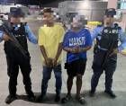 Los detenidos fueron identificados por las autoridades como José Alexander Castro Benítez, alias El Yal, de 35 años, y Andy Noel Murillo Castro, alias El Diablo, de 22..