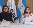 Las consejeras del CNE Cossette López y Ana Paola Hall.