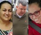 Sergio David Florentino Díaz es sindicado de matar a su primera esposa, Gina Gutiérrez, izquierda, y a su segunda esposa, Brenda Janeth Gómez Pérez.