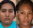 Durante un operativo desarrollado en el departamento de Yoro, autoridades capturaron este viernes a dos mujeres señaladas de supuestamente colaborar con el cártel del Diablo.