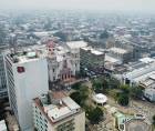 Panorámica del centro de San Pedro Sula, Cortés. Fotografía: LA PRENSA