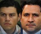 Marlon Ochoa, consejero del CNE, y Mario Morazán, magistrado del Tribunal de Justicia Electoral (TJE).