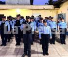 Agentes de la Policía Nacional que viajaban en el bus impactado por una rastra en la CA-5, cuando regresaban de Comayagua tras recoger uniformes institucionales.