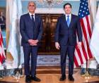 El presidente electo de Honduras, Nasry Asfura, y Marco Rubio, secretario de Estado de Estados Unidos.