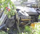 Un accidente de tránsito se registró la mañana de este domingo 2 de agosto en la colonia Sitraplast, en San Pedro Sula, donde el conductor de una camioneta tipo pickup impactó contra el muro de una vivienda.