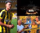 El mediocampista hondureño Kervin Arriaga se convirtió oficialmente en nuevo jugador del AEK de Atenas, dejando el Levante de España para afrontar una nueva aventura en el fútbol europeo. El catracho firmó un contrato que lo vincula con el conjunto griego hasta 2030. FOTO redes del club.