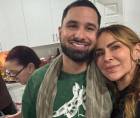 Foto de archivo, Aylín Mujica y su hijo Mauro Menéndez.