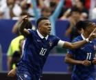 Kylian Mbappé ha marcado un doblete contra Irak.