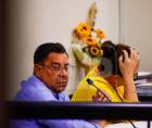 Jesús Humberto Mancía durante el juicio oral y público en los juzgados sampedranos.
