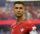 Cristiano Ronaldo luce concentrado en el inicio del Portugal vs España.