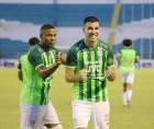 Nicolás Messiniti falló a su cita con el gol con el Marathón contra el Olancho FC.