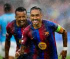 El delantero brasileño Raphinha se gastó una obra de arte en el inicio del Barcelona vs Feyenoord...