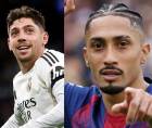 Fede Valverde por Real Madrid y Raphinha en Barcelona, figuras de ambos clubes durante este fin de semana en la Liga de España.