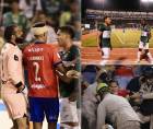 Las imágenes del partido de ida de la final del Torneo Apertura 2025-26 entre Marathón y Olimpia en el estadio Olímpico Metropolitano de San Pedro Sula.