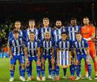 Luis Palma junto al resto de sus compañeros del Lech Poznán que titulares ante Crystal Palace por la Europa League.
