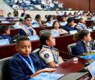 Los 128 congresistas infantiles proponen una escuela pública con accesibilidad integral para garantizar la educación inclusiva en Honduras.