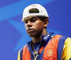 Lamine Yamal lució concentrado al momento de llegar al estadio para el duelo España vs Cabo Verde.