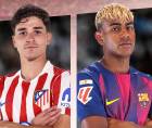 Julián Álvarez por Atlético de Madrid y Lamine Yamal en Barcelona, referentes en la zona ofensiva.