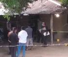 Vivienda en la que ocurrió el triple crimen en Tejeras, Olanchito, Yoro.