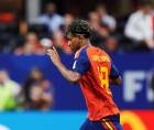 Lamine Yamal ingresó a los 67 minutos en el duelo España vs Cabo Verde.