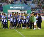 Jugadores del Pachuca celebrando.