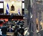 El pleno del Congreso Nacional guardó un minuto de silencio en memoria de las seis víctimas.