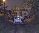 Vista de la escena del crimen en la colonia Lomas de Buenos Aires, en La Ceiba.