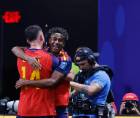 Lamine Yamal celebrando su gol marcado en el España vs Arabia Saudita por el Mundial 2026.
