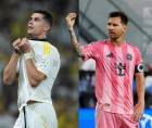 La tabla de máximos goleadores de la historia sigue en movimiento con dos protagonistas: Cristiano Ronaldo se despachó con un doblete de título y dejó más atrás a Lionel Messi.
