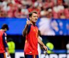 Mikel Oyarzabal de España lamenta una ocasión fallada en el segundo tiempo del duelo ante Cabo Verde.