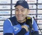 Javier López, entrenador del Motagua, en conferencia de prensa luego del triunfo ante Real España.