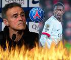 Luis Enrique bajó de las nubes al rebelde Dembélé y dejó claro quién manda en el PSG.