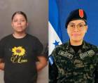 Emilia Fernanda Rodríguez Armas (izquierda) es acusada del delito de homicidio en perjuicio de Waldina Mejía Valle, infante de marina y su pareja sentimental.