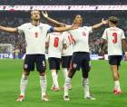 Jude Bellingham hizo su mítico festejo en el estadio Azteca, acompañado por Harry Kane. Los dos acabaron con México.