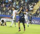 Jaffryn Macías celebrando su golazo contra el Alianza de El Salvador.